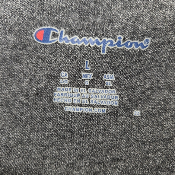 TCU T-Shirt XL Champion Collegiate Heather Grey Texas Christian Horned Frog - Picture 3 of 5